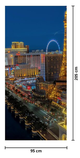Fototapeta na drzwi - Las Vegas (95x205cm)