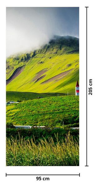 Fototapeta na drzwi - Górski krajobraz (95x205cm)