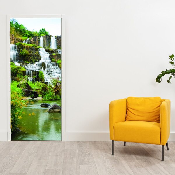 Fototapeta na drzwi - Wodospady (95x205cm)