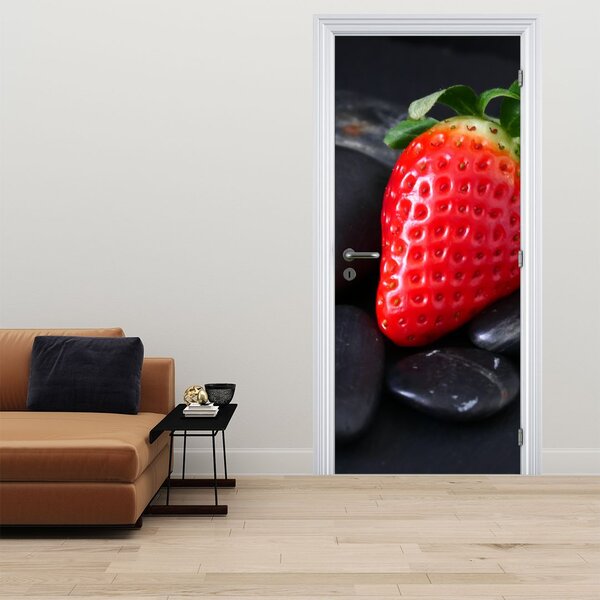 Fototapeta na drzwi - Truskawka (95x205cm)