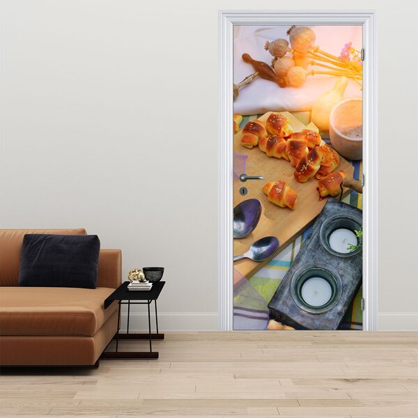 Fototapeta na drzwi - Letni piknik (95x205cm)