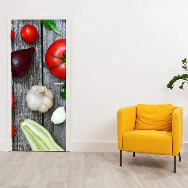 Fototapeta na drzwi - Warzywa (95x205cm)