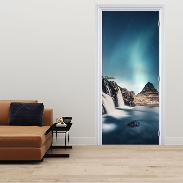 Fototapeta na drzwi - Wodospady (95x205cm)