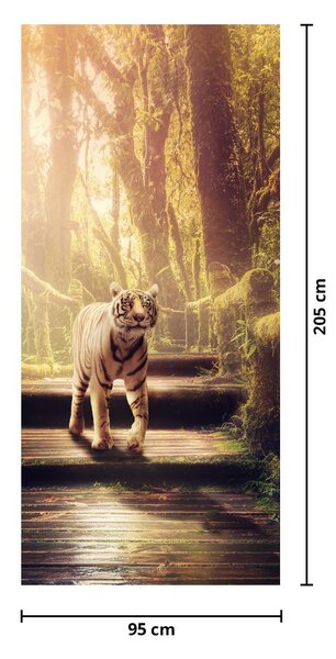 Fototapeta na drzwi - Tygrys (95x205cm)