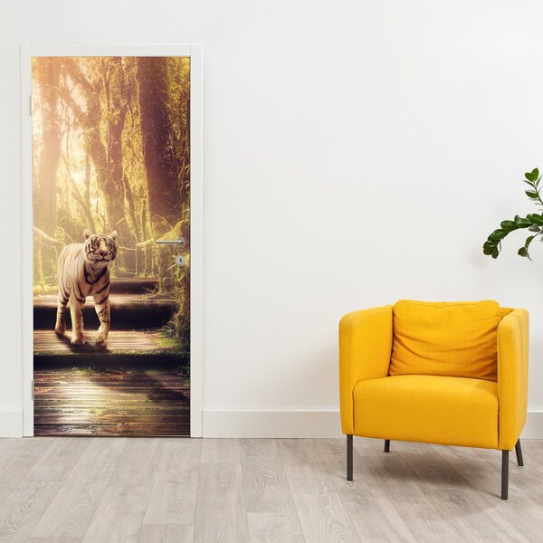 Fototapeta na drzwi - Tygrys (95x205cm)