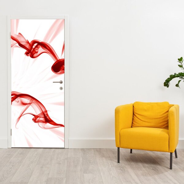 Fototapeta na drzwi - Serce z dymu (95x205cm)