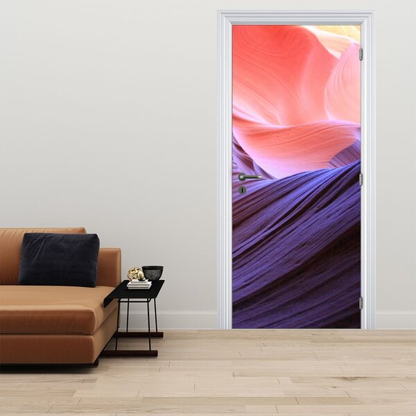 Fototapeta na drzwi - Kolorowy piasek (95x205cm)