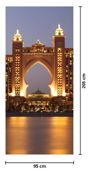 Fototapeta na drzwi - Budowa w Dubaju (95x205cm)