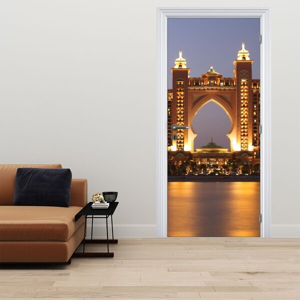Fototapeta na drzwi - Budowa w Dubaju (95x205cm)