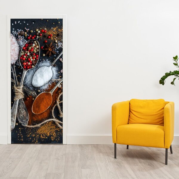 Fototapeta na drzwi - Przyprawy (95x205cm)