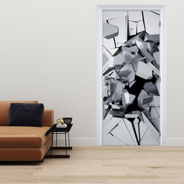 Fototapeta na drzwi - Abstrakcja 3D (95x205cm)