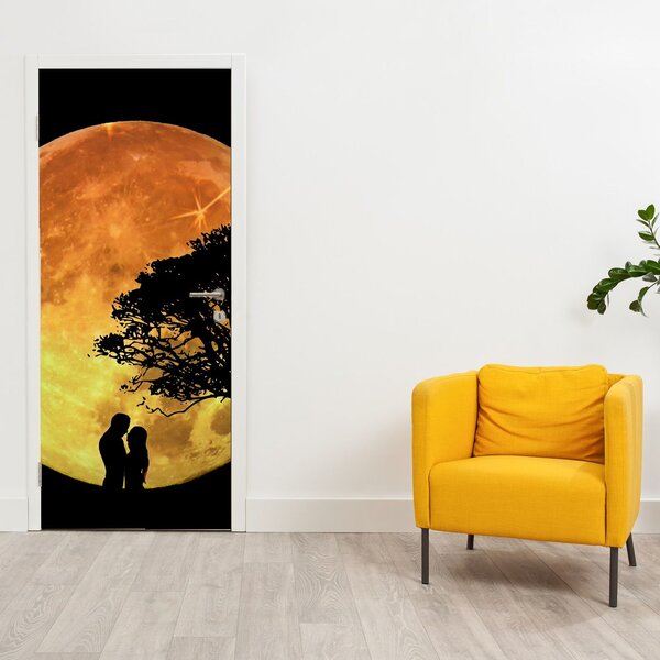 Fototapeta na drzwi - Cienie w świetle księżyca (95x205cm)