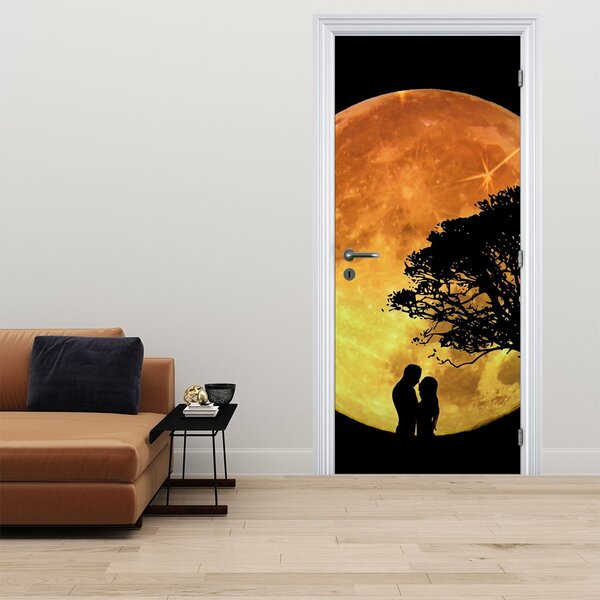 Fototapeta na drzwi - Cienie w świetle księżyca (95x205cm)