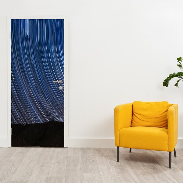 Fototapeta na drzwi - Nocne gwiazdy i niebo (95x205cm)