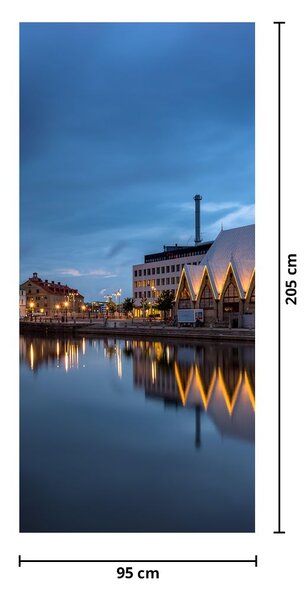 Fototapeta na drzwi - Kanał wodny - Göteborg (95x205cm)