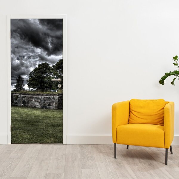 Fototapeta na drzwi - Pochmurne niebo (95x205cm)