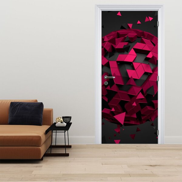 Fototapeta na drzwi - Abstrakcja 3D (95x205cm)