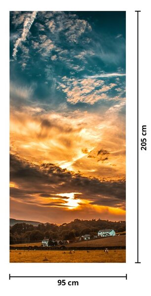 Fototapeta na drzwi - Chmura (95x205cm)