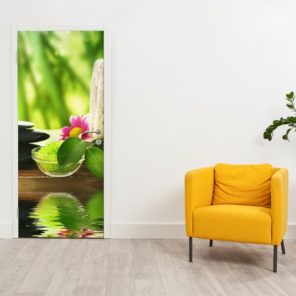 Fototapeta na drzwi - Narzędzia do masażu (95x205cm)