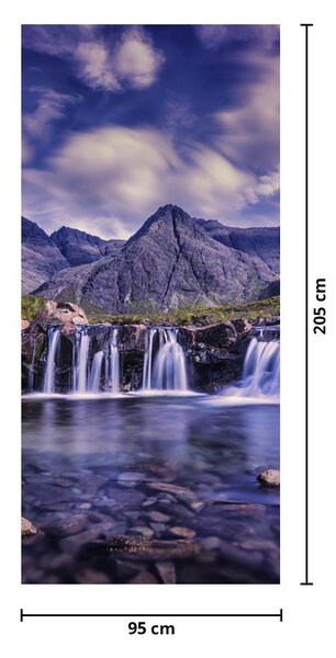 Fototapeta na drzwi - Wodospad (95x205cm)