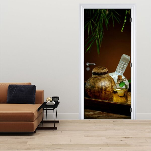 Fototapeta na drzwiach - rzeczy SPA (95x205cm)
