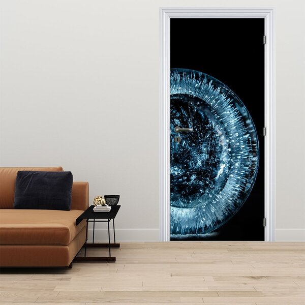 Fototapeta na drzwi - Krople lodu (95x205cm)