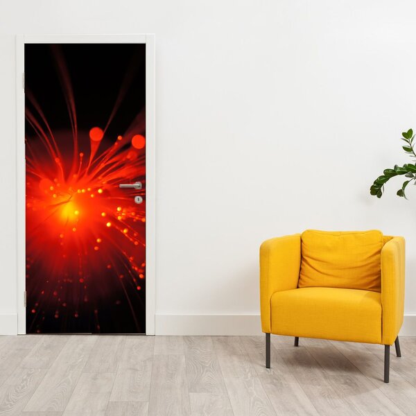 Fototapeta na drzwi - Błyszczenie, abstrakcja (95x205cm)