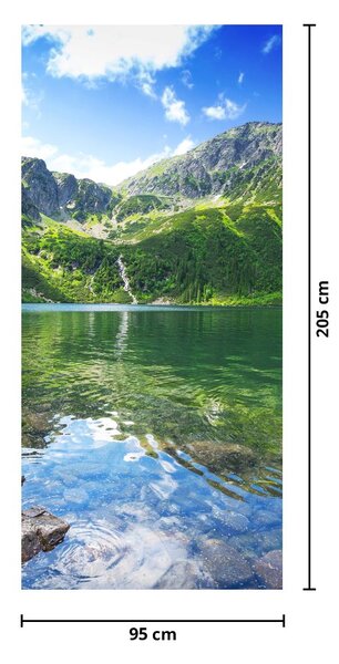 Fototapeta na drzwi - Jezioro w Tatrach (95x205cm)