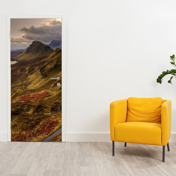 Fototapeta na drzwi - Szkockie góry (95x205cm)