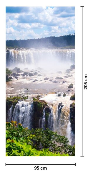 Fototapeta na drzwi - Wodospady, Iguassu (95x205cm)