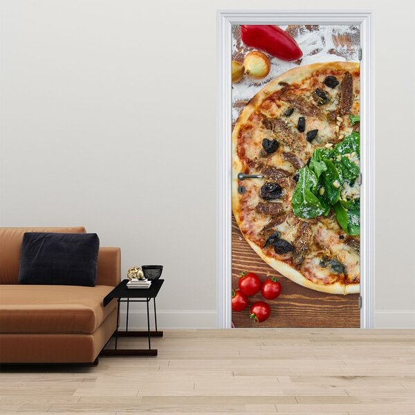 Fototapeta na drzwi - Pizza (95x205cm)