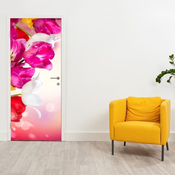 Fototapeta na drzwi - Tulipany (95x205cm)