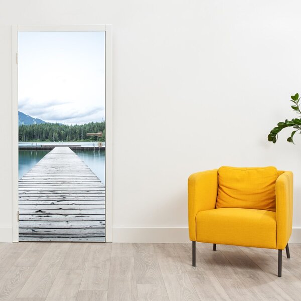 Fototapeta na drzwi - Patrząc z molo (95x205cm)