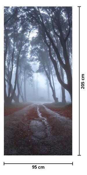 Fototapeta na drzwi - W deszczowy dzień (95x205cm)