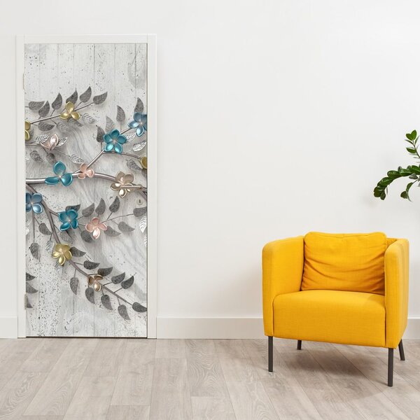 Fototapeta na drzwi - Na gałęzi, abstrakcja (95x205cm)