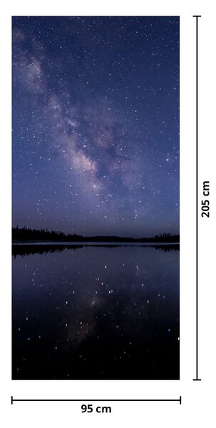 Fototapeta na drzwi - Nocne niebo (95x205cm)
