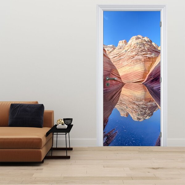 Tapeta na drzwi - fale Arizony (95x205cm)