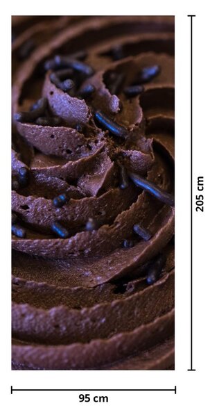 Fototapeta na drzwi - Czekoladowy cupcake (95x205cm)