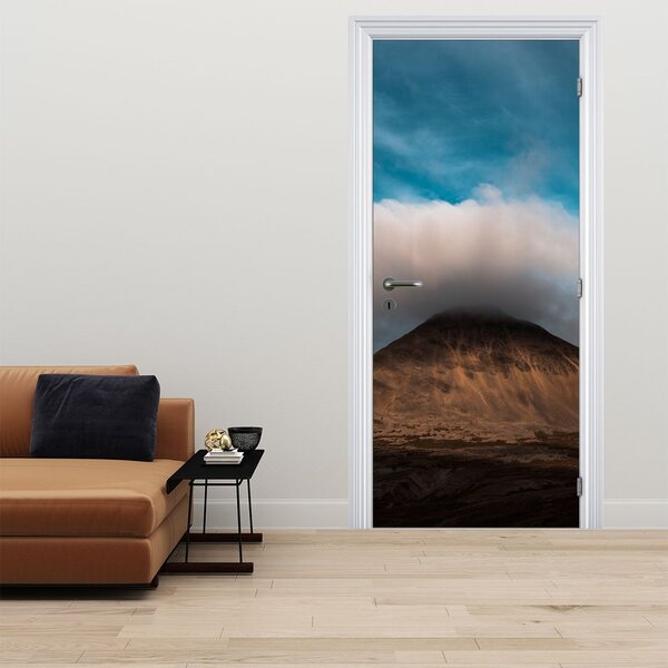 Fototapeta na drzwi - Chmura nad szczytem (95x205cm)
