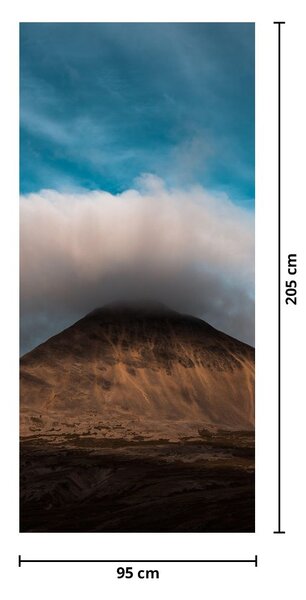 Fototapeta na drzwi - Chmura nad szczytem (95x205cm)