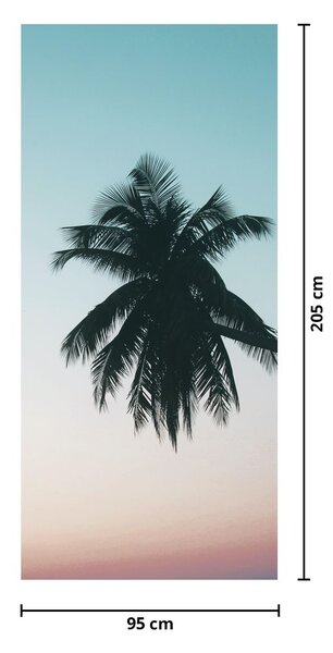 Fototapeta na drzwi - Palma na Bali (95x205cm)