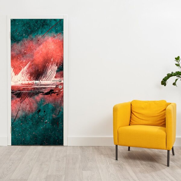 Fototapeta na drzwi - Wybuch w nafcie (95x205cm)