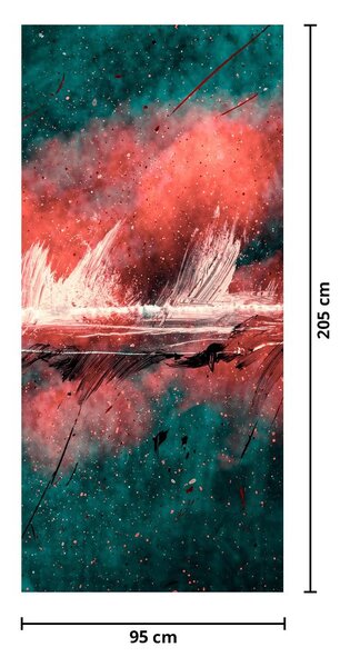 Fototapeta na drzwi - Wybuch w nafcie (95x205cm)