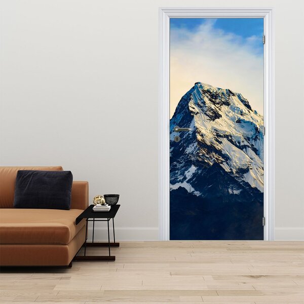 Fototapeta na drzwi - Śnieżne góry (95x205cm)