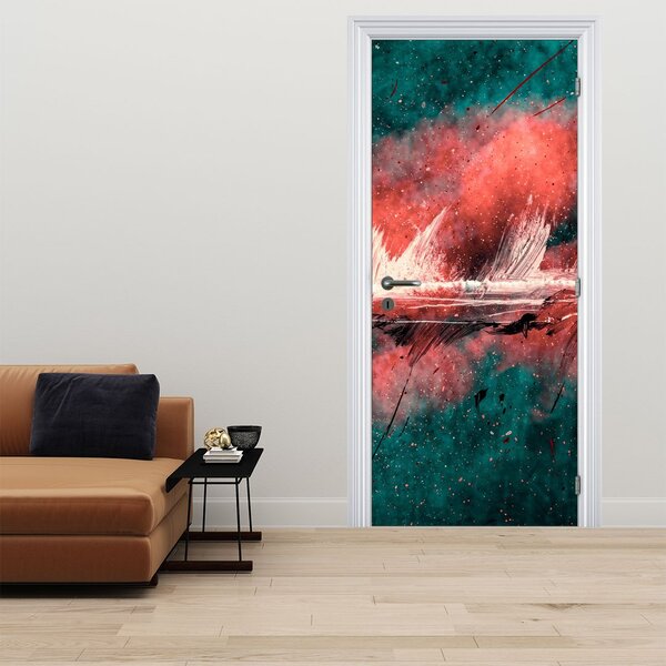 Fototapeta na drzwi - Wybuch w nafcie (95x205cm)