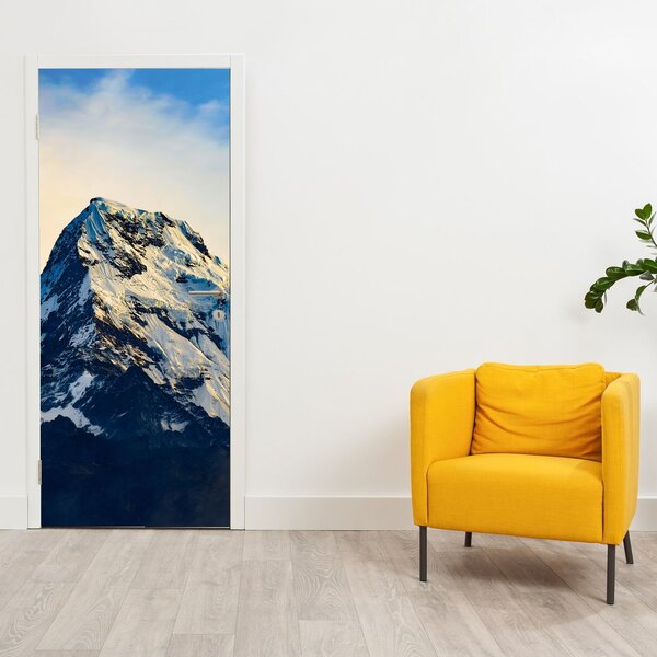 Fototapeta na drzwi - Śnieżne góry (95x205cm)