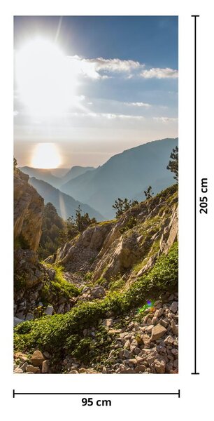 Fototapeta na drzwi - Góra Olimp (95x205cm)