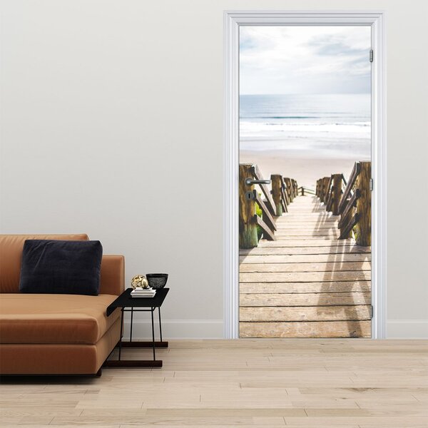Fototapeta na drzwi - Wejście na plażę (95x205cm)