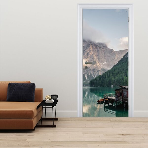 Fototapeta na drzwi - Jezioro Prags (95x205cm)