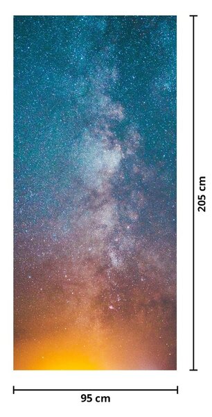 Fototapeta na drzwi - Droga Mleczna (95x205cm)
